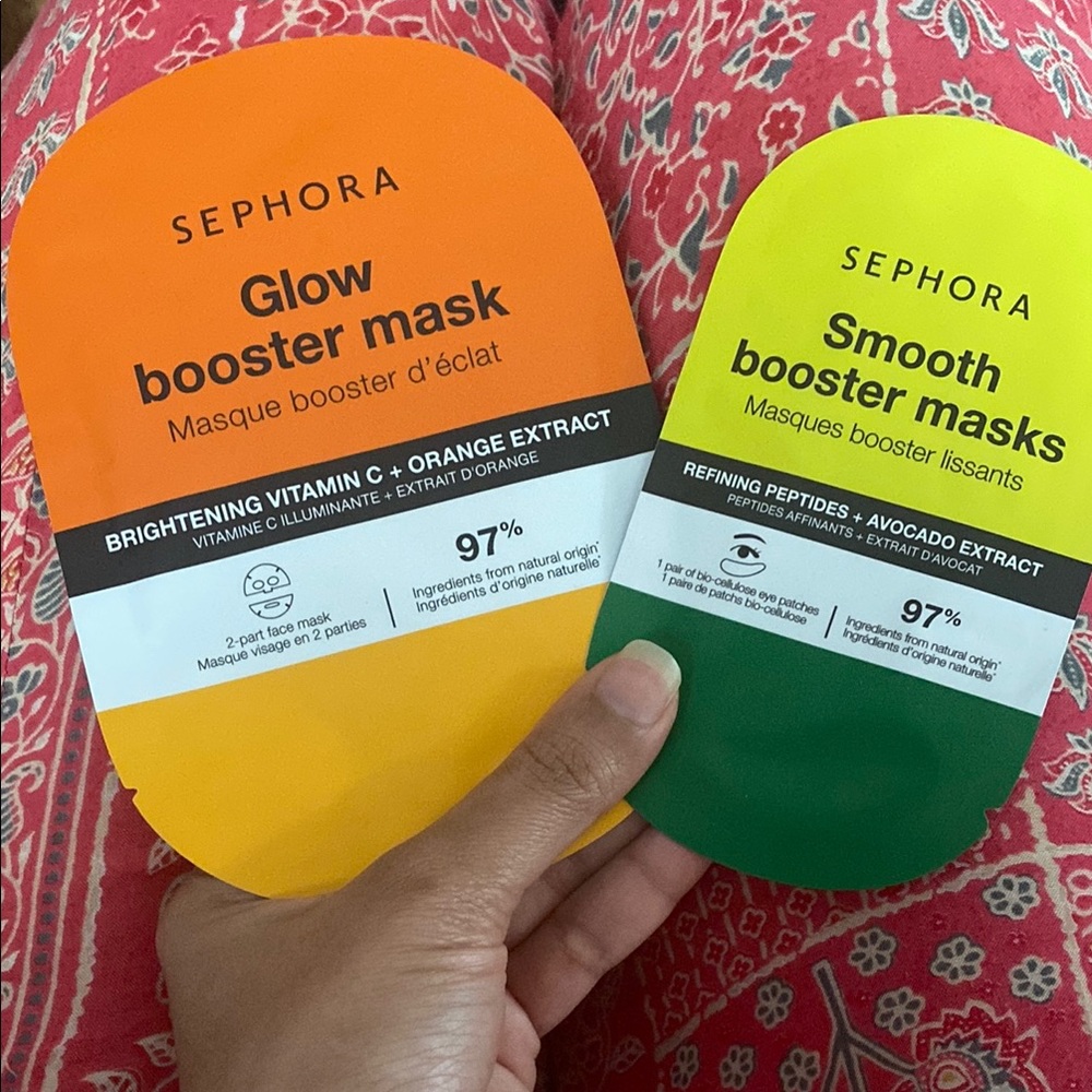 Sephora NWT Mask Duo Orange and Green